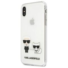 Karl Lagerfeld case for iPhone XS Max KLHCI65CKTR hardcase PC/TPU IK + Choupette Transparent 3666339055059