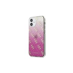 Guess case for iPhone 12 Mini 5,4&quot; GUHCP12SPCU4GGPI pink hard case 4G Gradient 3700740481486