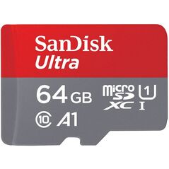 SanDisk memory card SanDisk Ultra microSDXC 64GB 120MB/s A1 + Adapter SD 6196591821820