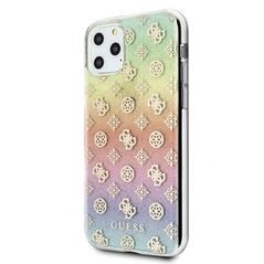 Guess case for iPhone 11 Pro GUHCN58PEOML multicolor hard case Iridescent 4G Peony 3700740461570
