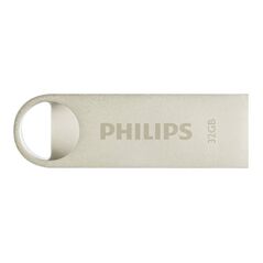 Philips Moon 32GB USB 2.0 Stick Ασημί (FM32FD160B/00) (PHIFM32FD160B-00) έως 12 άτοκες Δόσεις
