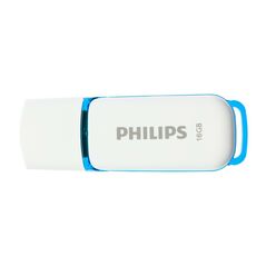 Philips Snow 16GB USB 2.0 Stick Μπλε (FM16FD70B/00) (PHIFM16FD70B-00) έως 12 άτοκες Δόσεις