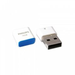 Philips Pico 16GB USB 2.0 Stick Λευκό (FM16FD85B/00) (PHIFM16FD85B-00) έως 12 άτοκες Δόσεις