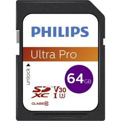 Philips Ultra Pro SDXC 64GB Class 10 U3 V30 A1 UHS-I (FM64SD65B/00) (PHIFM64SD65B-00) έως 12 άτοκες Δόσεις