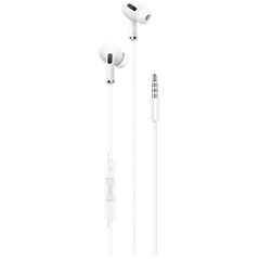 XO wired earphones EP22 jack 3,5mm white 6920680868223