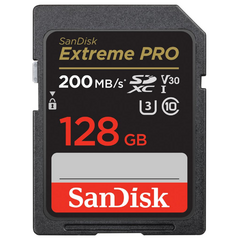 SanDisk memory card 128GB Extreme Pro SDXC C10 V30 UHS-I U3 6196591886340