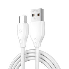 WIWU cable Pioneer Wi-C001 USB - USB-C 2,4A 1,0m white 6936686412421