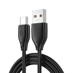WIWU cable Pioneer Wi-C001 USB - USB-C 2,4A 1,0m black 6936686412414