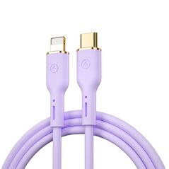 WIWU cable YQ01 USB-C - Lightning 30W 1,2m purple 6976195096477