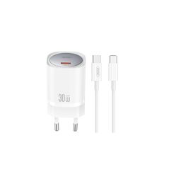 XO wall charger CE20 PD 20W 1x USB-C white + cable USB-C - USB-C 6920680853885
