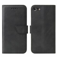 Magnet Case Elegant Case Cover Flip Cover iPhone SE 2022 / SE 2020 / iPhone 8 / iPhone 7 Black