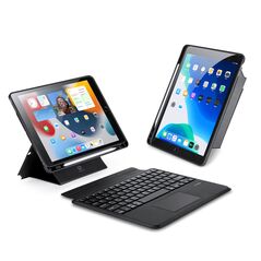 Dux Ducis DK Series Bluetooth Keyboard Case for Apple iPad 7/8/9 10.2&#39;&#39;/iPad Air 3/iPad Pro 10.5&#39;&#39; (2017) - Black