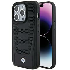 BMW Leather Seats Pattern case for iPhone 15 Pro Max - black