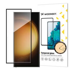 Wozinsky Full Glue tempered glass for Samsung Galaxy S24 Ultra with black frame