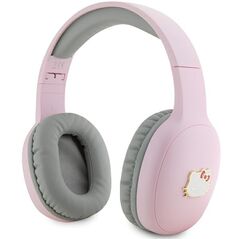 Hello Kitty Metal Logo Bluetooth on-ear headphones - pink