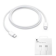 Apple Cablu de Date USB-C la USB-C, 1m, 60W - Apple (MQKJ3ZM/A) - White 1942534948500 έως 12 άτοκες Δόσεις