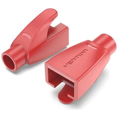 VENTION RJ45 Strain Relief Boots Red PVC Type 50-Pack (IODR0-50) (VENIODR0-50) έως 12 άτοκες Δόσεις