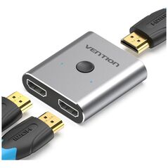 VENTION 2-Port HDMI Bi-Direction Switcher Silver (AFUH0) (VENAFUH0) έως 12 άτοκες Δόσεις