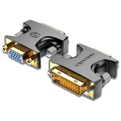 VENTION DVI Male to VGA Female Adapter Black (ECFB0) (VENECFB0) έως 12 άτοκες Δόσεις