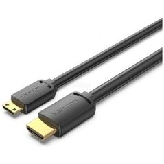 VENTION Mini HDMI to HDMI 4K HD Cable 1.5M Black (AGHBG) (VENAGHBG) έως 12 άτοκες Δόσεις