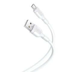 XO cable NB212 USB - microUSB 1,0 m 2,1A white 6920680827794