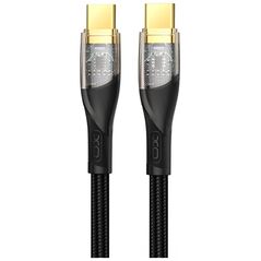 XO Clear cable NB-Q223B USB-C - USB-C 1,0 m 60W black 6920680831296