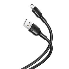 XO cable NB212 USB - microUSB 1,0 m 2,1A black 6920680827800