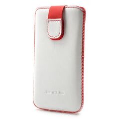 Ancus Θήκη Protect Ancus για Nexus 5X / One A9 / Galaxy Grand Prime / iPhone 6/6S Old Leather Λευκή με Κόκκινη Ραφή 06606 5210029011955