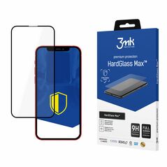 3mk tempered glass HardGlass Max for iPhone 15 Pro 6,1&quot; black 5903108529082