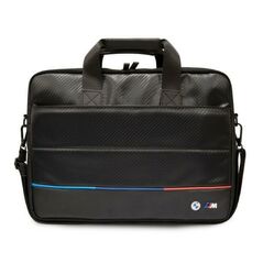 BMW Carbon Tricolor bag for a 16&quot; laptop - black