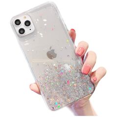 Case XIAOMI REDMI 10 Sequins Glue Glitter Case transparent 5904161122319