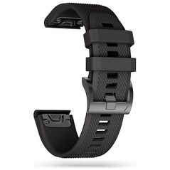 Strap for GARMIN FENIX 3 / 5X / 3HR / 5X PLUS / 6X / 6X PRO / 7X Tech-Protect Smooth black 5906735412598
