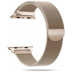 Strap for APPLE WATCH 4 / 5 / 6 / 7 / SE (42 / 44 / 45 MM) Tech-Protect Milaneseband gold 5906735412680