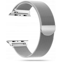 Strap for APPLE WATCH 4 / 5 / 6 / 7 / SE (38 / 40 / 41 MM) Tech-Protect Milaneseband silver 5906735412918