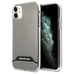 Case IPHONE 11 Mercedes AMG Hardcase Electroplate Black&White (AMHCN61TCBW) transparent 3666339014568