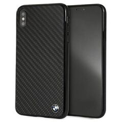 Original Case IPHONE XS MAX BMW Hardcase Siganture-Carbon (BMHCI65MBC) black 3700740435007