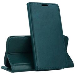 Case VIVO X80 Wallet with a Flap Leatherette Holster Magnet Book dark green 5900495031525