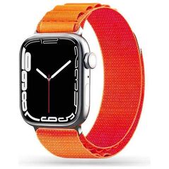 Strap for APPLE WATCH 4 / 5 / 6 / 7 / 8 / SE / ULTRA (42 / 44 / 45 / 49 MM) Tech-Protect Nylon Pro orange 9490713928356