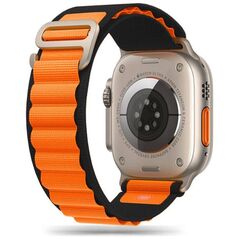 Strap for APPLE WATCH 4 / 5 / 6 / 7 / 8 / SE / ULTRA (42 / 44 / 45 / 49 MM) Tech-Protect Nylon Pro orange 9490713930250