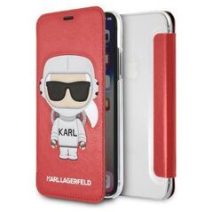 Original Case IPHONE X / XS Karl Lagerfeld Hardcase Karl Space Cosmonaut red 3700740440230