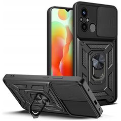 Case XIAOMI REDMI 12C Tech-Protect Camshield Pro black 9490713934340