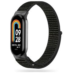 Strap for XIAOMI MI BAND 8 / 8 NFC Tech-Protect Nylon black 9490713935118