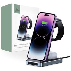 Wireless Charger 3in1 MagSafe Tech-Protect QI15W-A26 black 9490713934487