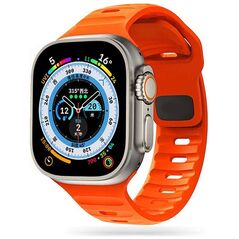 Strap for APPLE WATCH 4 / 5 / 6 / 7 / 8 / SE / ULTRA (42 / 44 / 45 / 49 MM) Tech-Protect Iconband Line orange 9490713934845