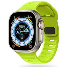 Strap for APPLE WATCH 4 / 5 / 6 / 7 / 8 / SE / ULTRA (42 / 44 / 45 / 49 MM) Tech-Protect Iconband Line lime 9490713934838