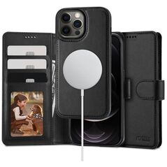 Case IPHONE 12 / 12 PRO Tech-Protect Wallet MagSafe black 9490713935699