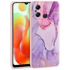 Case XIAOMI REDMI 12C Tech-Protect Mood Marble purple 9490713936344