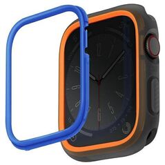 Case APPLE WATCH 4 / 5 / 6 / 7 / 8 / SE (42 / 44 / 45 MM) UNIQ Moduo orange - blue 8886463684429
