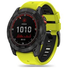 Strap for GARMIN FENIX 3 / 5X / 3HR / 5X PLUS / 6X / 6X PRO / 7X Tech-Protect IconBand lime-black 9319456605129