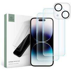 Tempered Glass APPLE IPHONE 15 Tech-Protect Supreme Set Clear 9319456604696